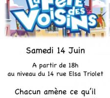 Fête des voisins 2014