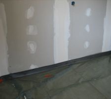 Pr&eacute;paration pour la chape chambres &eacute;tage