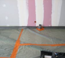 Pr&eacute;paration pour la chape futur po&egrave;le