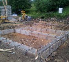 D&eacute;but du gros oeuvre