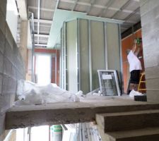 Palier - Future salle de bain familiale 1er étage