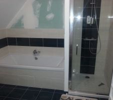 Salle de bain en cours