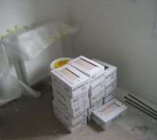 Carrelage mural dans les WC et salles d'eau