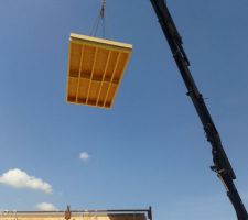 Au tour des caissons du plancher de l'etage.