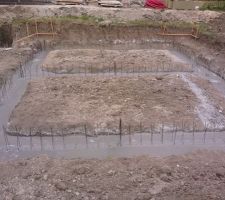 Coulage des fondations