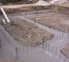 Coulage des fondations