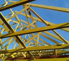 Charpente extension garage