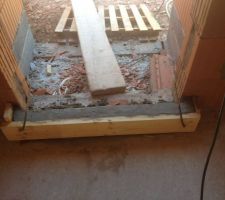 Seuil pour porte d'entr&eacute;e