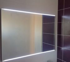 Miroir a led