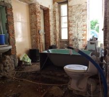 Salle de bain "ouverte"