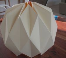 Lampe origami (n°2)