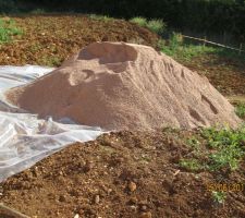 10 tonnes de sable de compactage