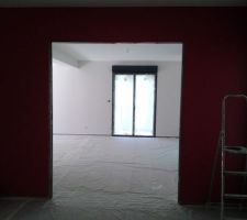 Peinture cuisine termin&eacute;, couleur Fuschia de Tollens