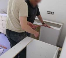 Montage des meubles de cuisine