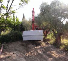 Ca y est j'ai ma réserve d'eau de pluie...
3000L pour commencer
Plus 3000L non hiverné en aérien.