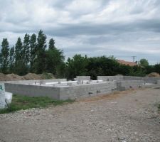 D&eacute;but de la dalle