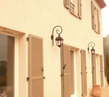 Detail des luminaires exterieurs