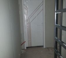 Vue de notre porte de chambre