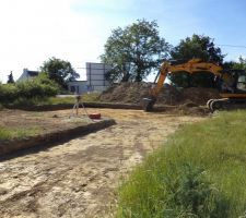 Terrassement en cours