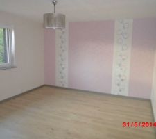 Tapisserie pos&eacute;e, manque plus que les cadres !