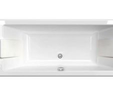 Baignoire 180x80 en Toplax, modèle Prefixe de chez Aquarine