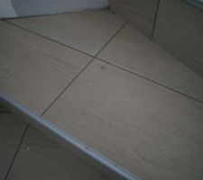 Carrelage escalier vers 1er