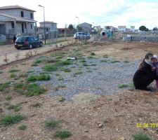 Marquage du terrain !