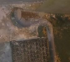 On voit que le raccordement n'a pas été fait correctement