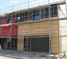 Facade rue en cours