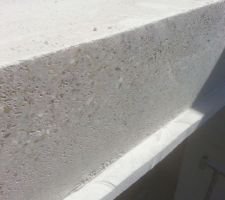 Le BC en dessous servira d'appui pour le planelles BC de 10cm qu'on va recoller sur le b&eacute;ton (en double encollage)