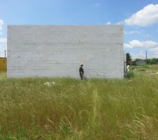 Vu des voisins... super vue... Et encore il reste presque 60cm &agrave; monter !