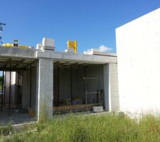 Une partie du 1er rang pos&eacute;...