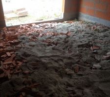 Pr&eacute;paration pour couler dalle garage