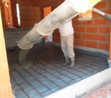 Coulage dalle garage