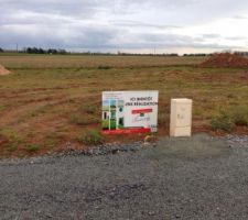 Le panneau est appos&eacute; !