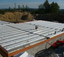 Plancher poutrelles hourdis en cours