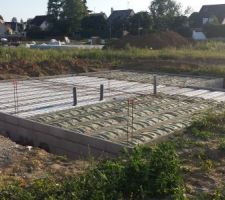 Vue d'ensemble du plancher posé