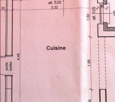 Cuisine qui devrait être légèrement agrandie