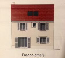 Façade arrière plan rapide