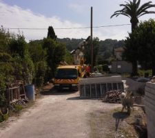 Installation poteau erdf pour l'électricité