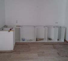 Les caissons de la cuisine