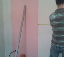 Début placo salon