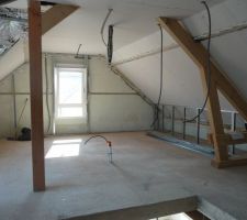 Cloison chambre étage