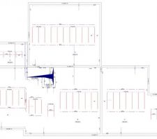 Plan du pancher ISOLTOP