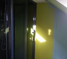 Vu sur cabine de douche