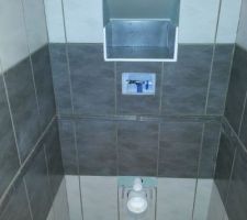 Pose carrelage/faience wc