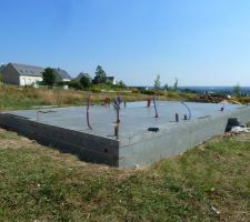 C'est partie pour 3 semaines de séchages. Maçon ALF de la Pommeraye.