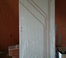La porte des chambres et du cellier