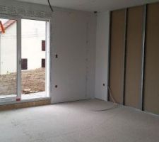 Cloison salon/chambre