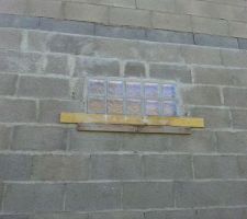 Briques de verre côté garage
